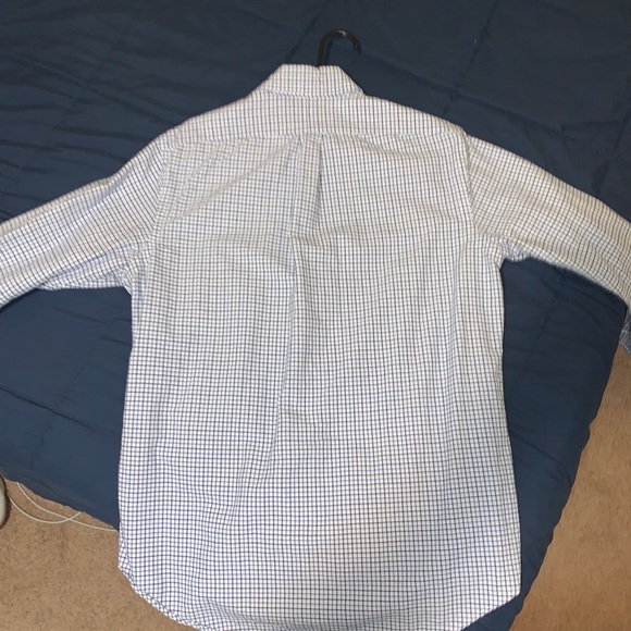 White and Blue Polo button up - Picture 3 of 3